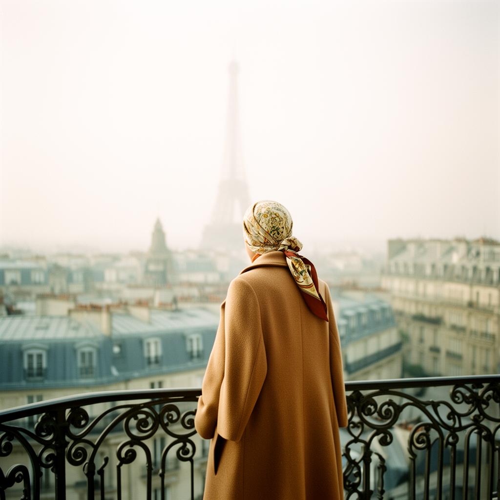 Paris vintage scene